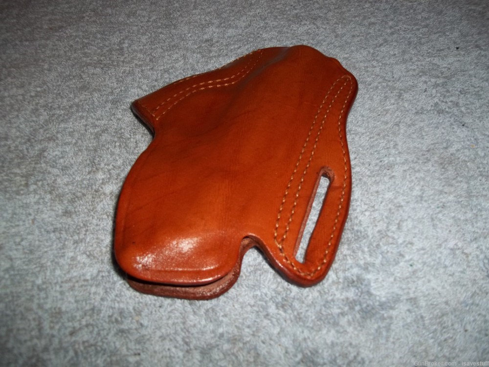 Walther PP  NOS Desantis Left Hand Speed Scabbard Leather Holster 22 32 380-img-4