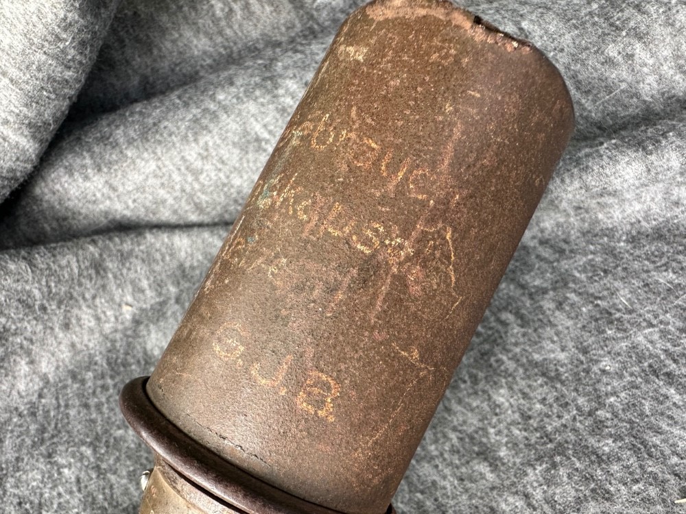 Original-WW1 German Potato Masher Stick Grenade-Nice Markings-1917 Model-img-2