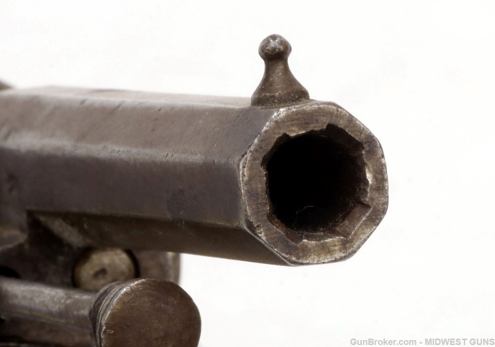 Antique Belgium Pinfire Revolver 7mm-img-6