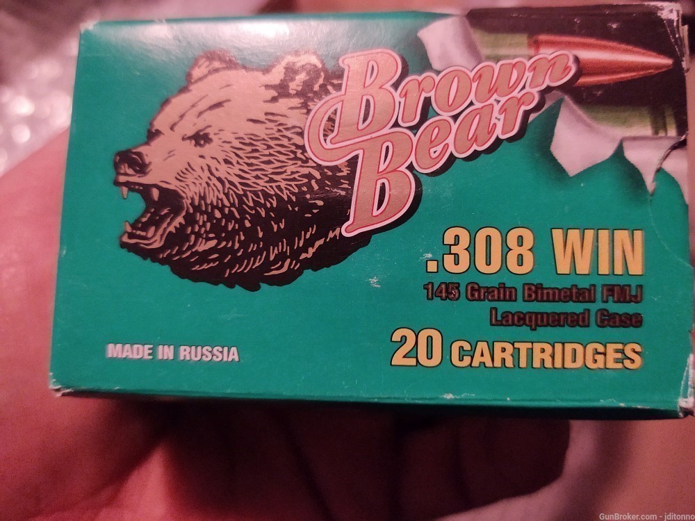 Brown bear .308 win ammunition-img-1