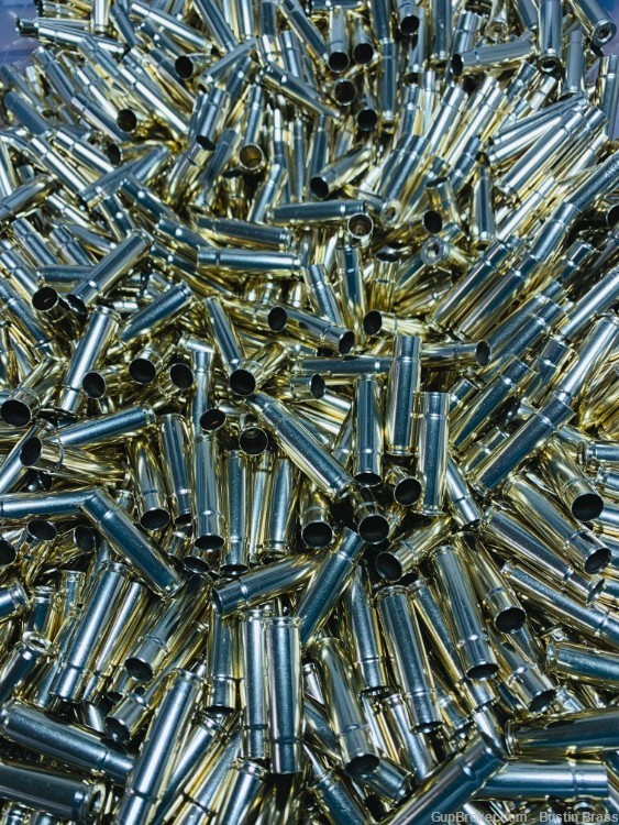 500 Pieces Genuine 300 Blackout (300AAC BLK) LC HS Processed Brass-img-0