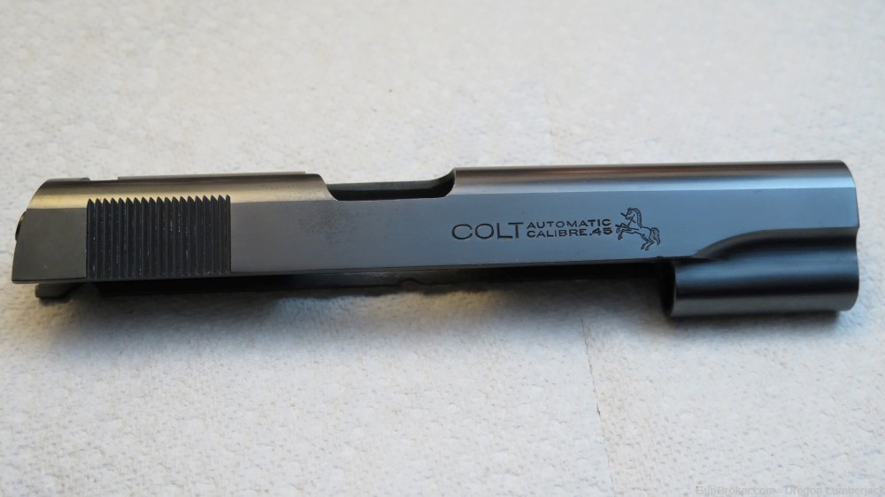 Colt Government pre-WWII .45 ACP Slide Original Blue like 1911 -img-0