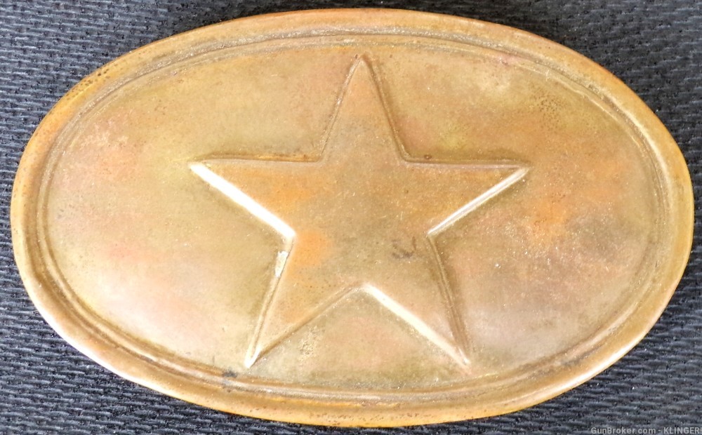 CIVIL WAR STAR BELT Plate Buckle -img-6