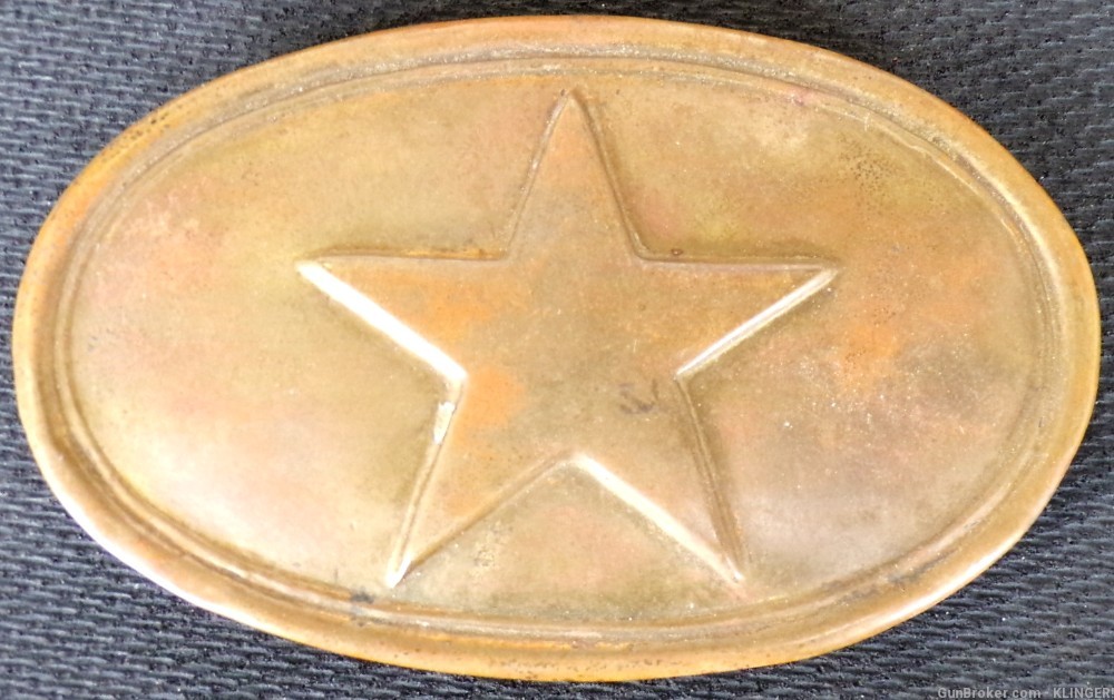 CIVIL WAR STAR BELT Plate Buckle -img-12