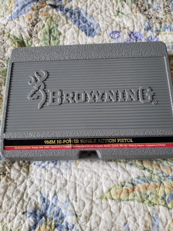 Browning Hi-Power 9mm Medallion Browning Centennial Grips-img-8