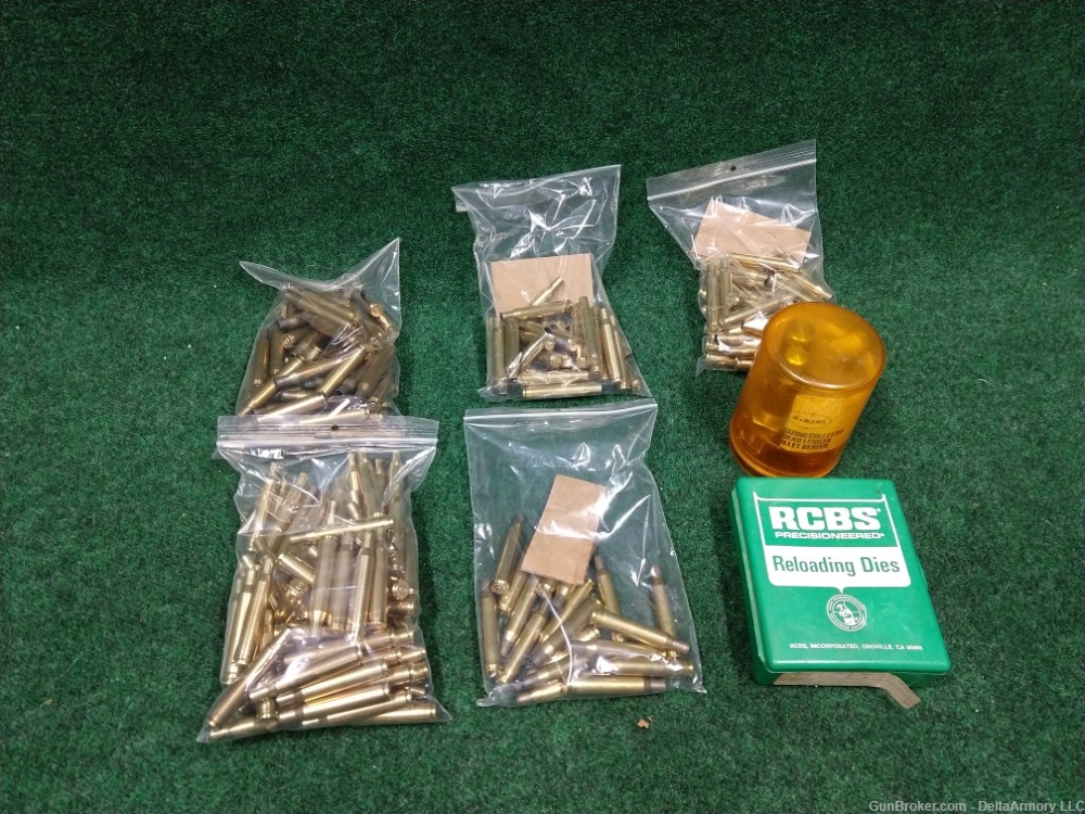 270 Winchester Brass Mixed Headstamp PENNY START Plus 2 Sets of Dies-img-2