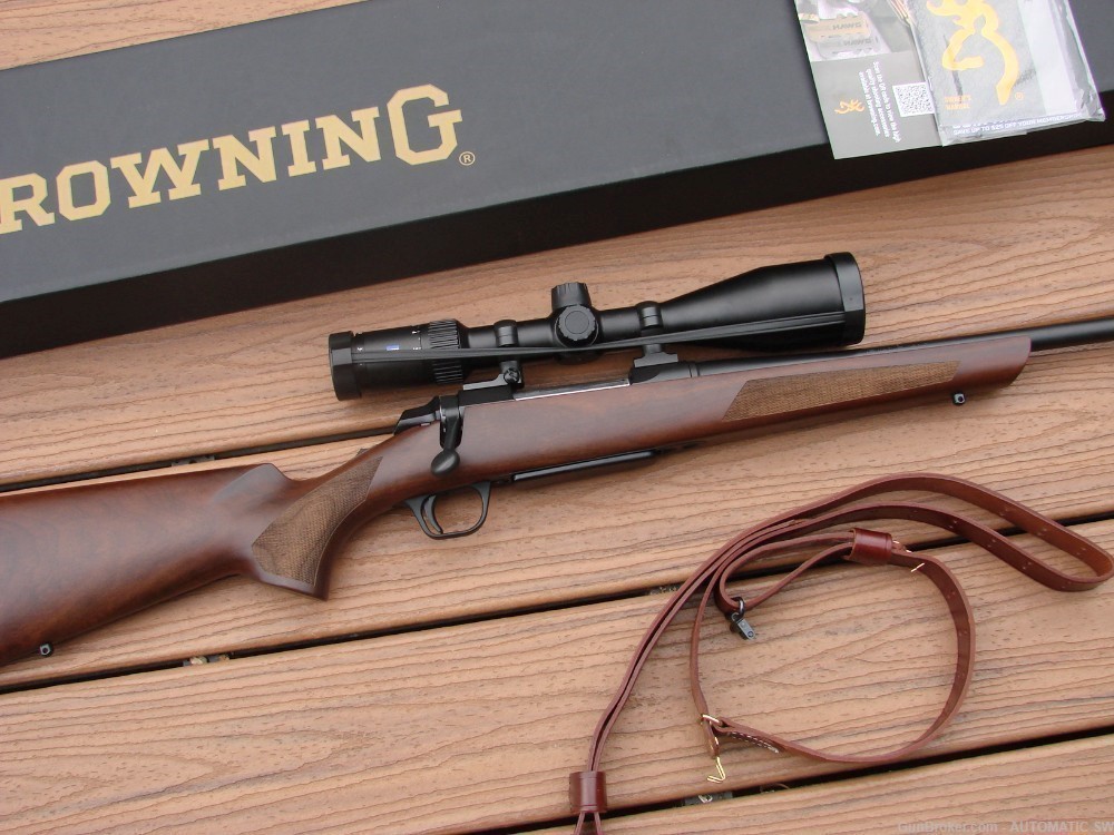 Browning A-Bolt III Model AB3 Grade II Hunter 26" 7mm Rem Mag / Zeiss Scope-img-0
