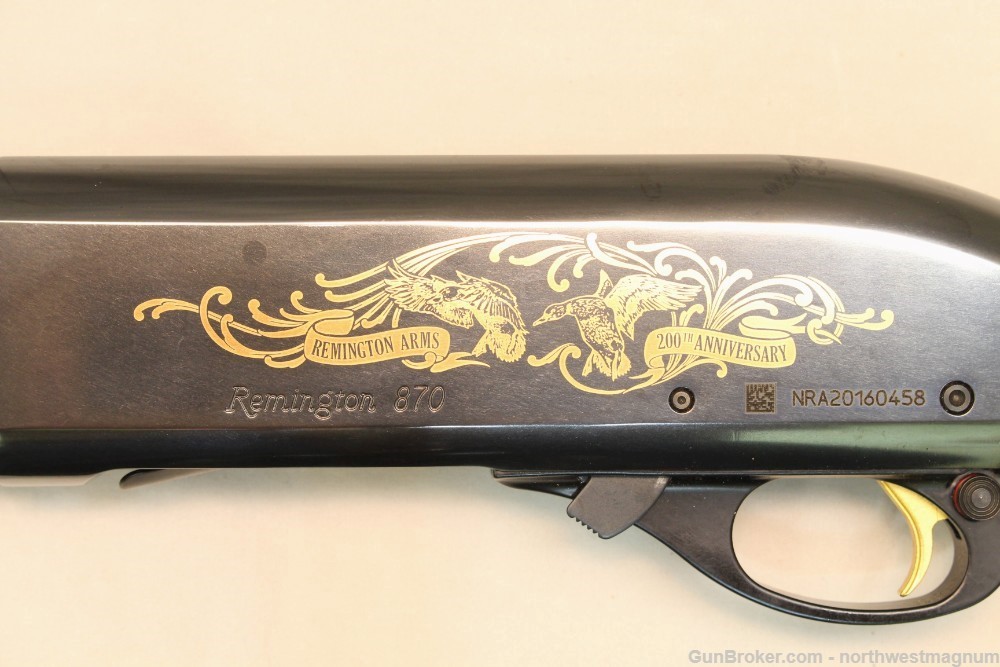 200th Anniversary Remington 870 Wingmaster 12ga Unfired -img-13