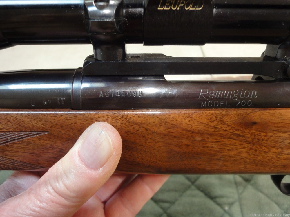 Remingtonn 700 BDL 308 Win. Bull Barrel "Varmint Special" w/scope, 1980's-img-12