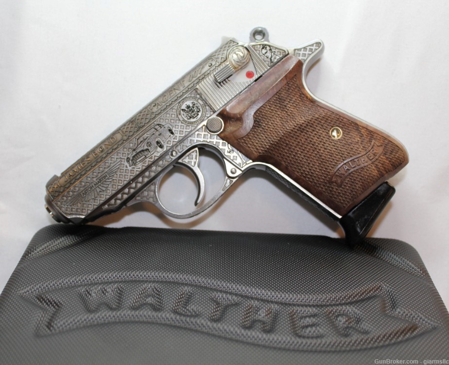 *FULLY ENGRAVED* Walther PPK/S unique custom engraving 007 Bond Edition-img-0