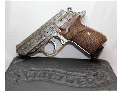 *FULLY ENGRAVED* Walther PPK/S unique custom engraving 007 Bond Edition