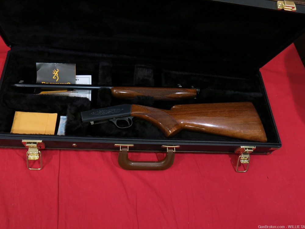 BELGIUM BROWNING 22 TAKEDOWN RIFLE.IN FACTORY CASE  22 PURE MINT NORESERVE-img-2