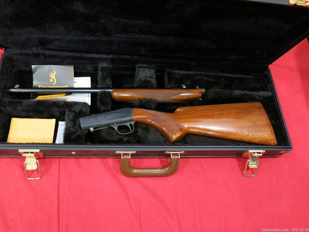  BELGIUM BROWNING 22 TAKEDOWN RIFLE.IN FACTORY CASE  22 PURE MINT NORESERVE-img-0