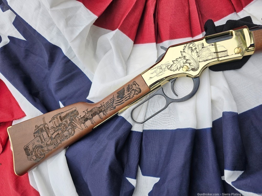 American Farmer Engraved Henry Golden Boy. Limited Edition! $50 OFF TODAY!-img-0