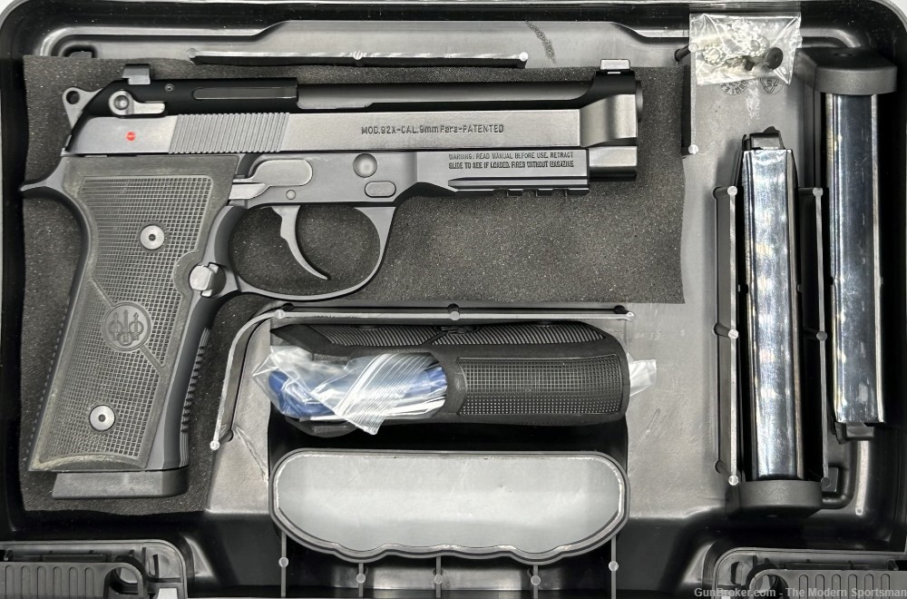 Beretta 92X GR 9mm Luger 4.7" DA/SA Black 17+1 Decocker Full Size 92 X 9x19-img-0