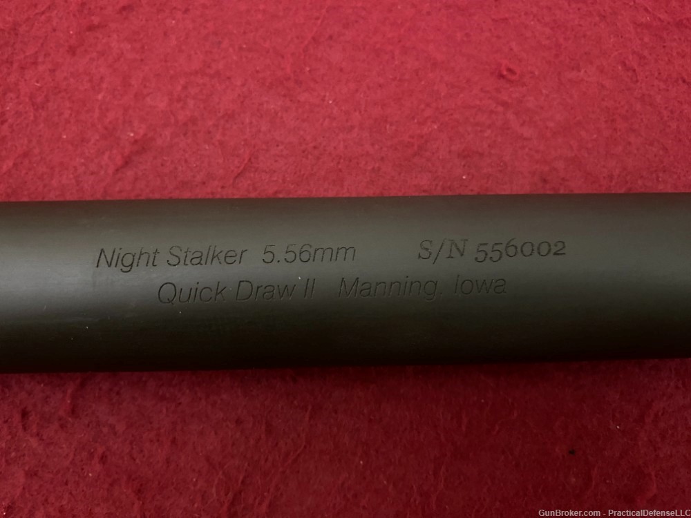 Quick Draw II Night Stalker 5.56mm Direct Thread Silencer 1/2x28-img-3