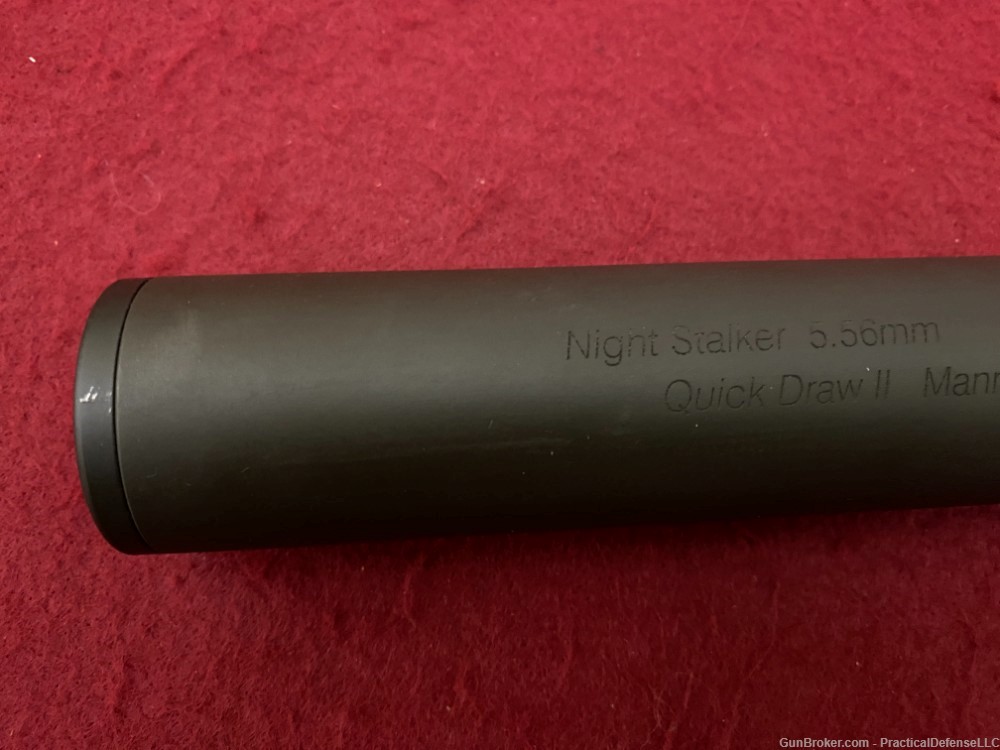 Quick Draw II Night Stalker 5.56mm Direct Thread Silencer 1/2x28-img-2