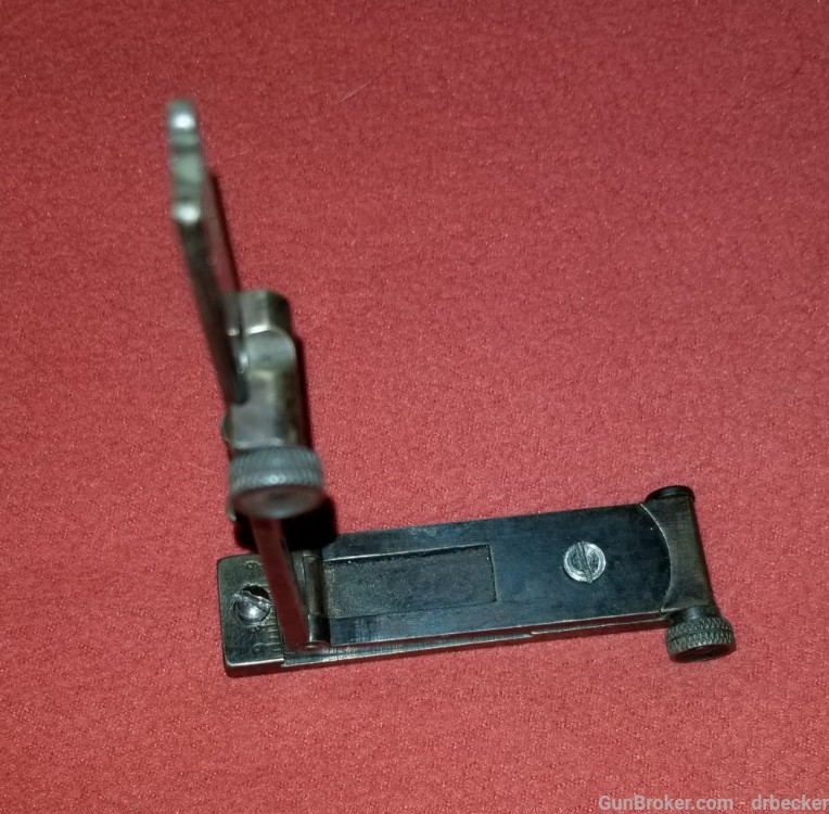 Trapdoor Springfield Buffington rear sight original parts-img-5
