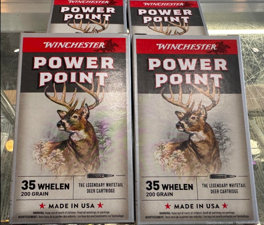 WINCHESTER 35 WHELEN 200 GRAIN 40RDS TWO BOXES FAST SHIPPING!-img-0