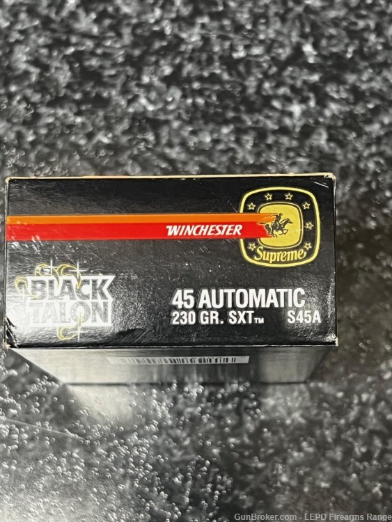 Winchester Black Talon 45ACP 230gr. SXT 20rd boxes-img-3