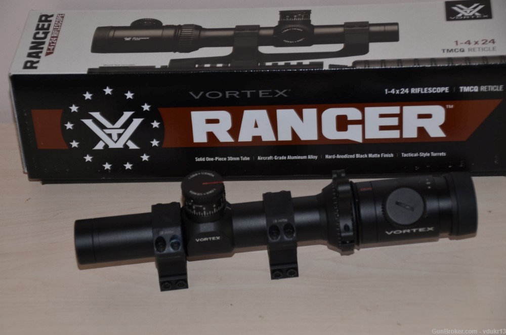 Vortex Optics Ranger 1-4x24 Second Focal Plane Riflescope-img-0