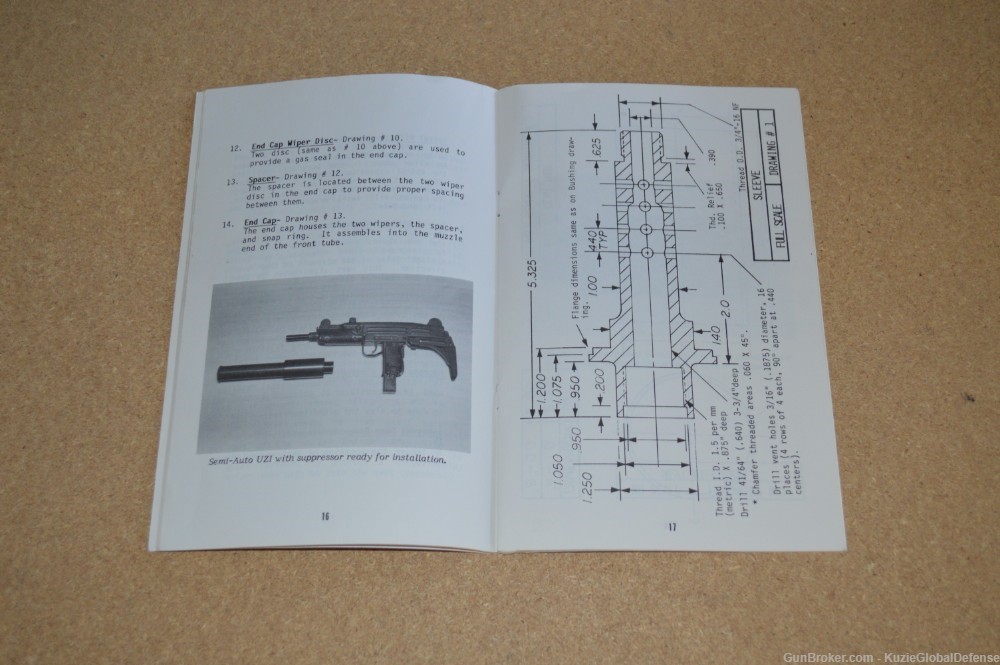 UZI semi-auto & SMG Suppressor Manual-img-1