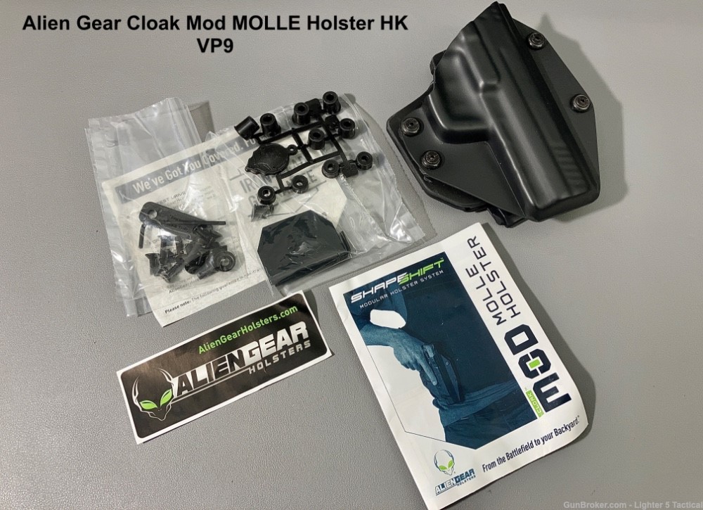 HK VP9 Parts Kit, Holsters, 20-Rd Mags, Threaded Barrel, Comp, Sights, New!-img-12