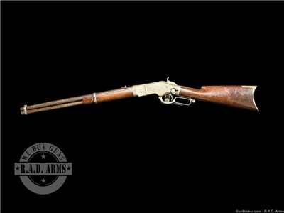 HOLY GRAIL 1870 Winchester Model 1866 FACTORY NICKEL Saddle Ring Carbine 
