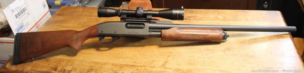 Remington 870 Rifled Pump 12 GA Shotgun w Leupold VX® 3-9x40mm -img-0
