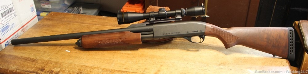 Remington 870 Rifled Pump 12 GA Shotgun w Leupold VX® 3-9x40mm -img-1
