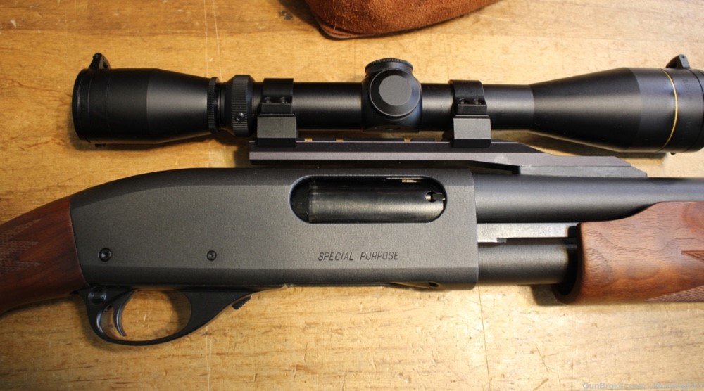 Remington 870 Rifled Pump 12 GA Shotgun w Leupold VX® 3-9x40mm -img-10