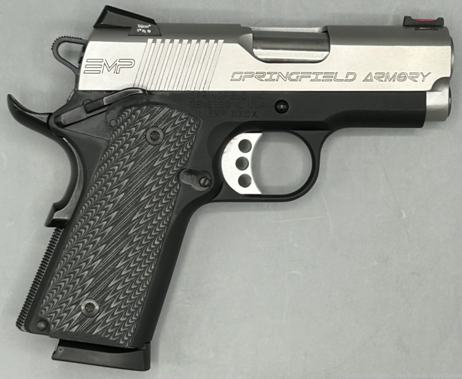Springfield Armory EMP 1911 9mm Luger 3" 9+1 SAO Stainless Black 9x19 EMP-img-1