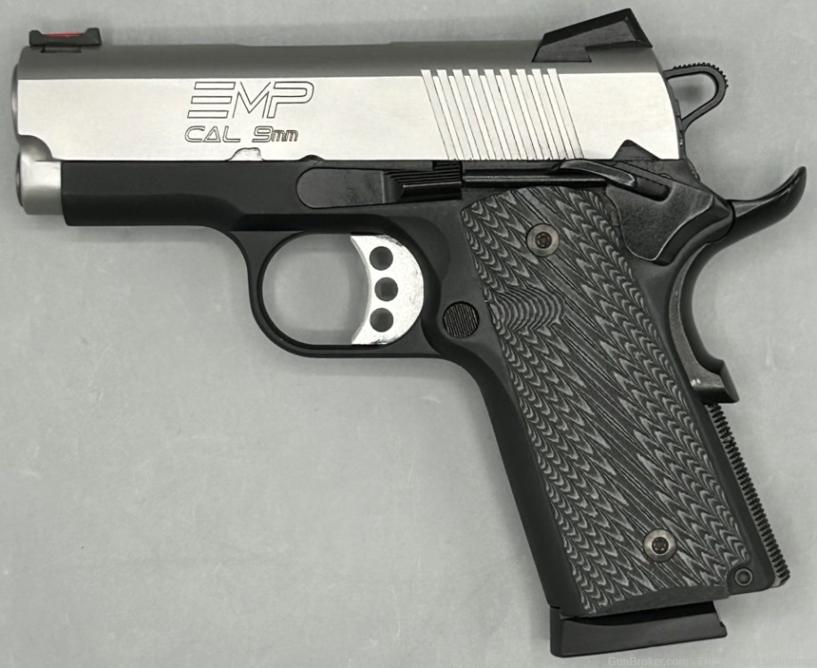 Springfield Armory EMP 1911 9mm Luger 3" 9+1 SAO Stainless Black 9x19 EMP-img-0