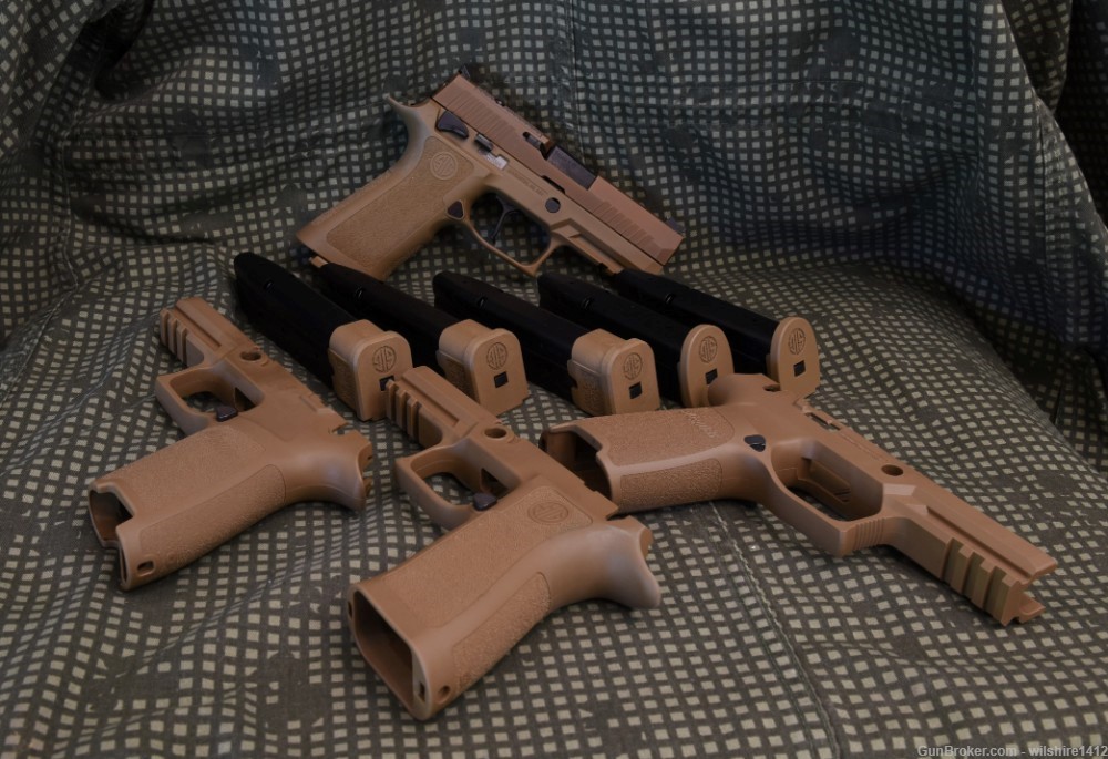 Sig Sauer P320 9mm FDE Pistol + Extras-img-9