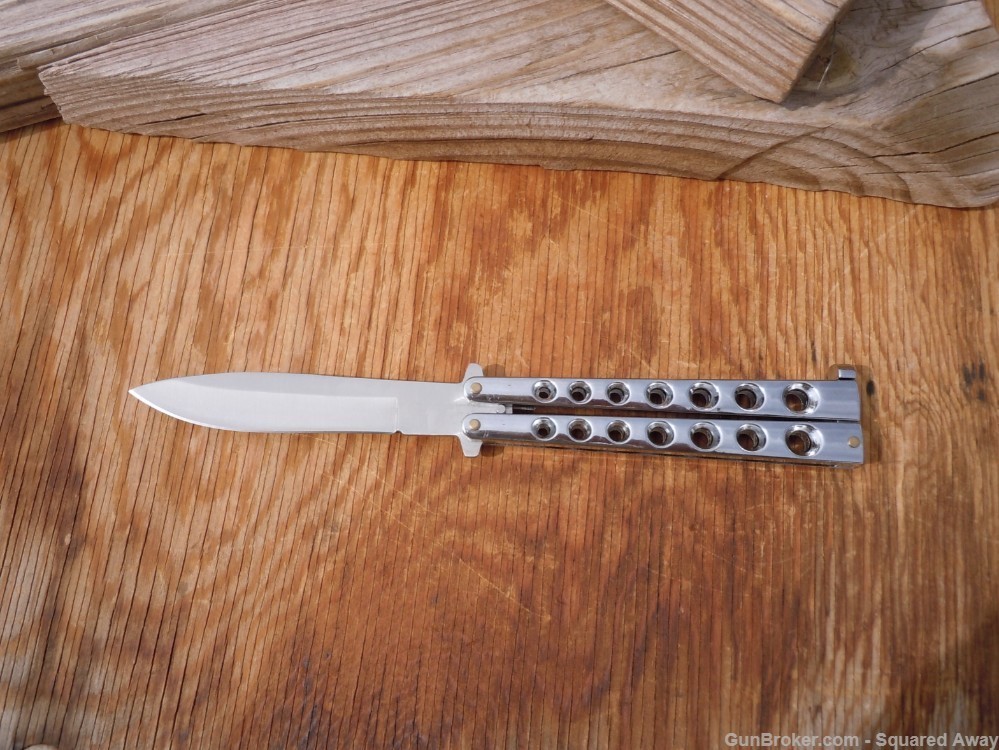 1 Butterfly Knife 1065 German Surgical Steel Balisong-img-27