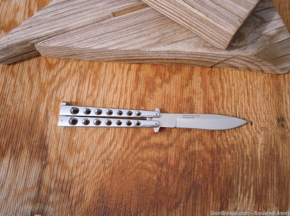 1 Butterfly Knife 1065 German Surgical Steel Balisong-img-26