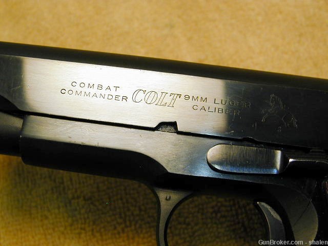 COLT COMMANDER IN .30 LUGER & 9MM LUGER SUPER RARE COLT CONVERSION KIT!-img-8