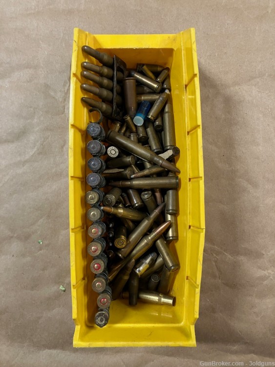 Cartridge Collector's Lot of Various Old Rifle and Pistol Ammunition-img-1