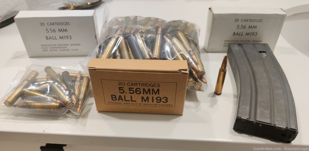 230 Rnds Various 5.56x45mm NATO 223 w/ Stanag Mag PMC Winchester etc. READ-img-0