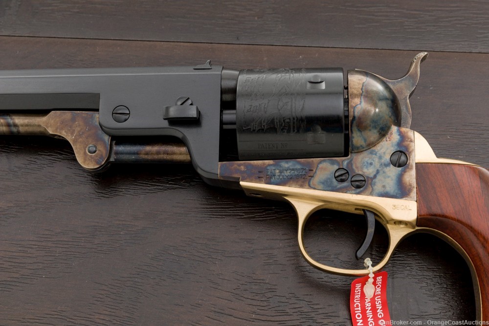 Cimarron 1851 Man With No Name Conversion Revolver .38 Spl 7.5” Uberti LNIB-img-2