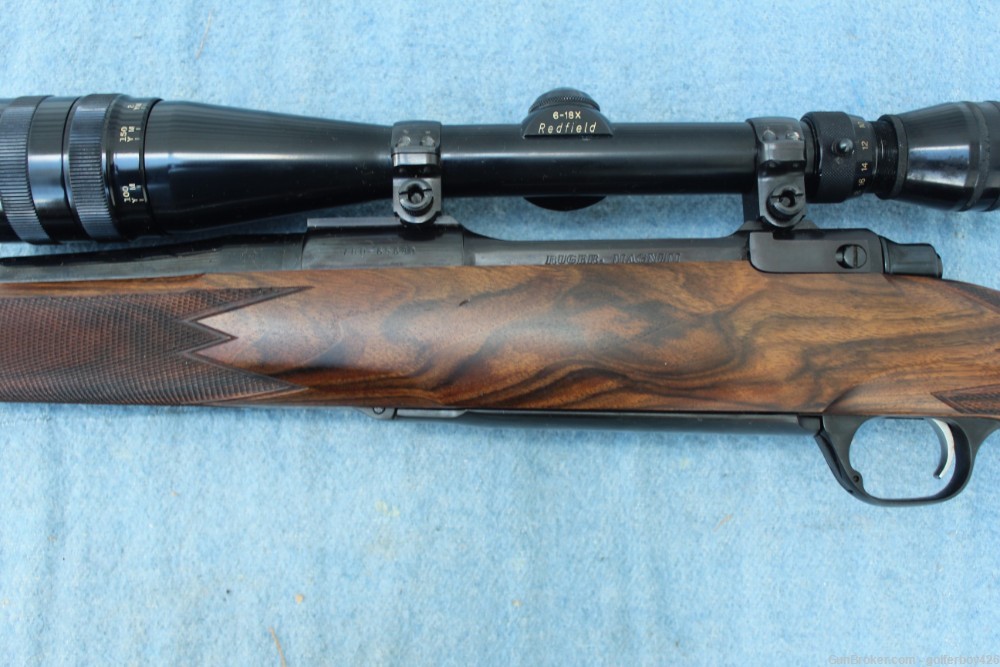 Minty Ruger 77 Custom Exhibition grade  wood stock 300 Weatherby NO SCOPE -img-6