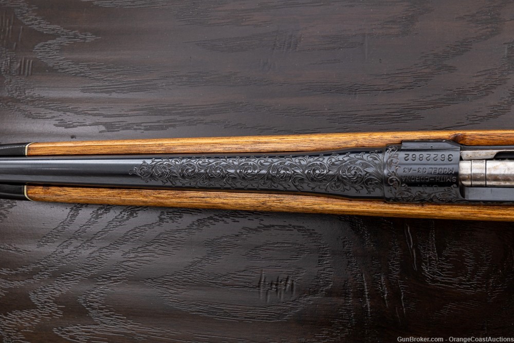 Custom Engraved Smith Corona Model 03-A3 Bolt Action Sporting Rifle .30-06-img-15