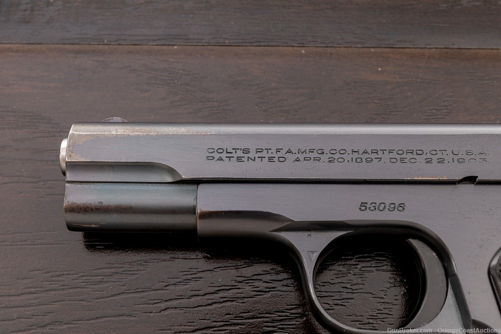 Colt Model 1908 Semi-Auto Pistol .380 ACP cal., 3.75” barrel w/Two-Tone Mag-img-1