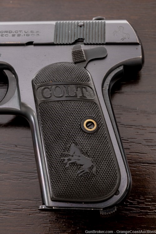 Colt Model 1908 Semi-Auto Pistol .380 ACP cal., 3.75” barrel w/Two-Tone Mag-img-3
