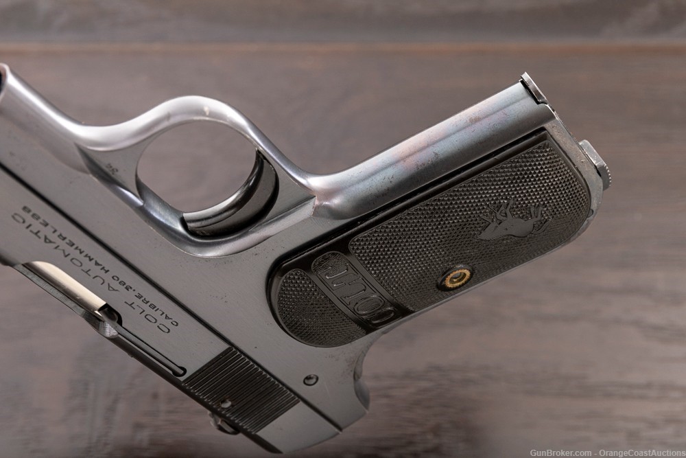 Colt Model 1908 Semi-Auto Pistol .380 ACP cal., 3.75” barrel w/Two-Tone Mag-img-11
