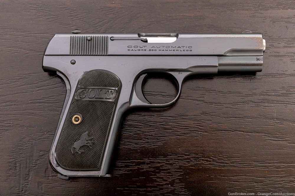 Colt Model 1908 Semi-Auto Pistol .380 ACP cal., 3.75” barrel w/Two-Tone Mag-img-4