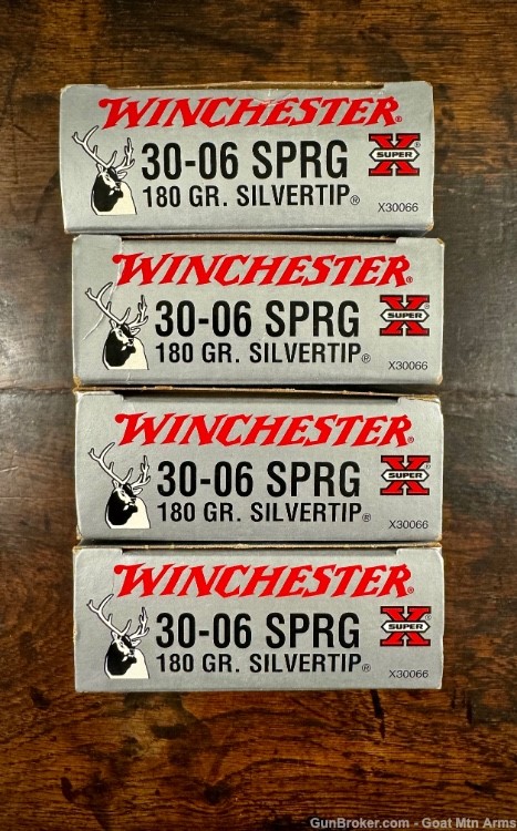PENNY START: Winchester Super X .30-06 180 Grain Silver Tip - 80 Rds-img-1