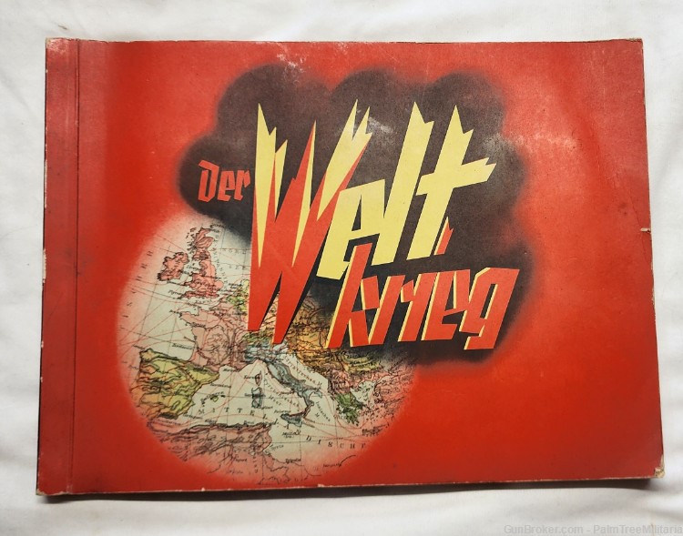 WWI WW1 Imperial German Empire Cigarette album book Der Weltkrieg 1937-img-0