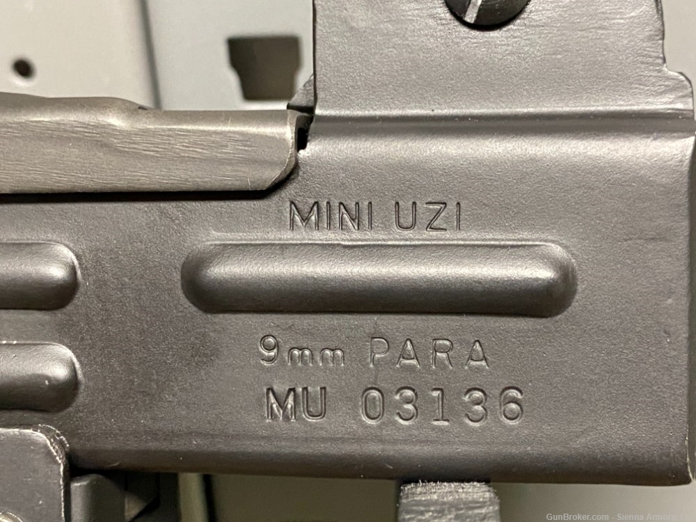 PRE-86 DEALER SAMPLE IMI Israel Mini Uzi 9mm SMG eForm-3 IWI + 3-Lug Barrel-img-6