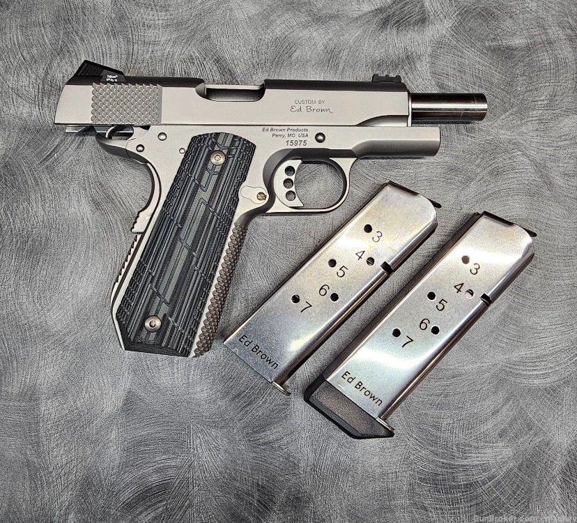 Ed Brown Kobra Carry Custom .45acp Semi-auto Pistol W/Carry Bag NICE -img-23